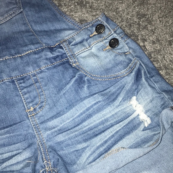 Denim Shorts Overalls - Picture 5 of 5